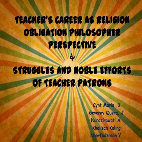 Philosophy and Education in Malaysia - Philosophers’ perspective | PPTX