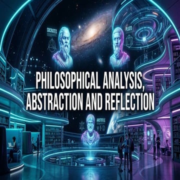 Philosophical Analysis, Abstraction, and Reflection: Pathways to Wisdom ...