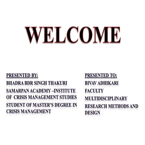 Philosophical dimensions of research with case