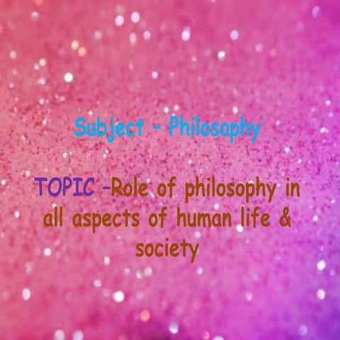 The branches of philosophy pdf | PDF