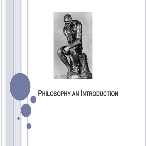 Philosophy an introduction