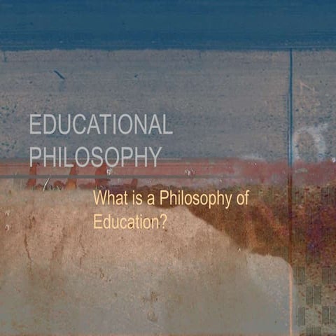 Philosophy educa