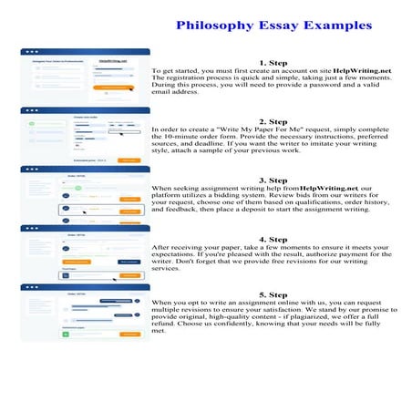 Philosophy Essay Examples