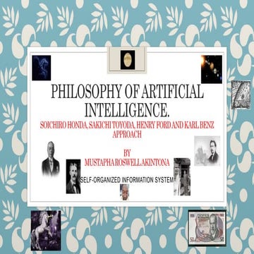 Philosophy of artificial intelligence