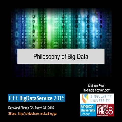 Philosophy of Big Data