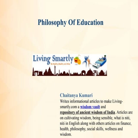 Philosophy Of Education. Philosophy Of Educationppt
