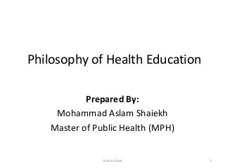 philosophy aslam mohammad pragmatism