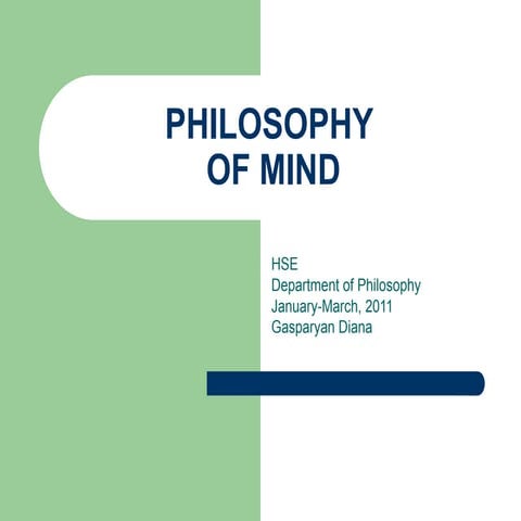 Philosophy of Mind Programm Extanded Version.ppt