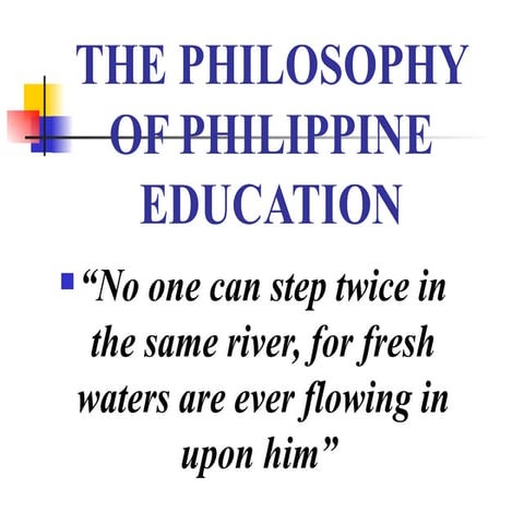 Philosophy of philiippine education