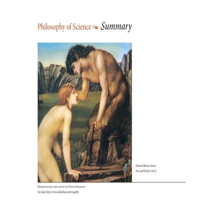 Philosophy of science summary presentation engelby