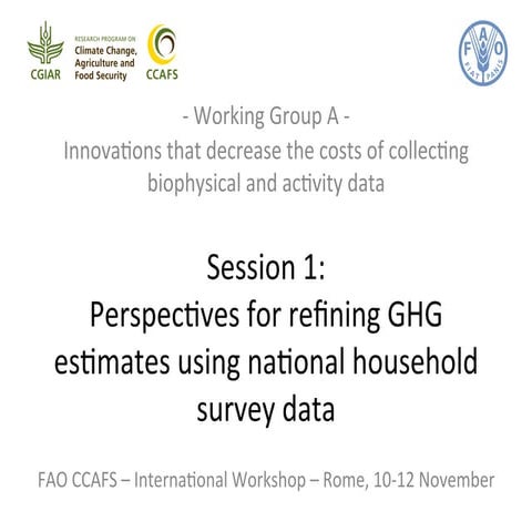 Phiri Refining GHG estimates using national household survey data Nov 10 2014