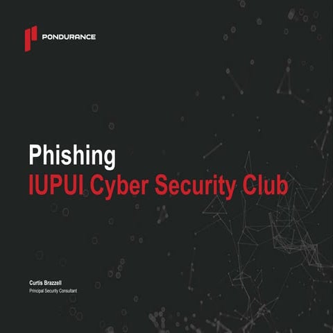 A Night of Phishing @ IUPUI Cyber Security Club