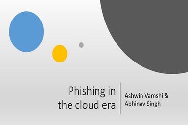 Phishing in the cloud era
