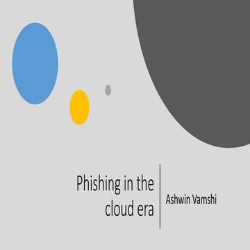 Phishing in the Cloud Era (BSides)