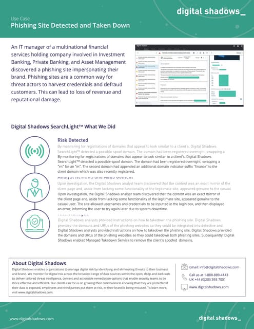 Digital Shadows Shadow Search | PDF