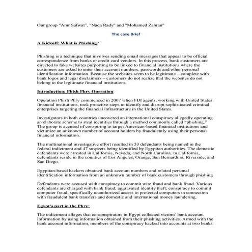 Phish phry operation | PDF