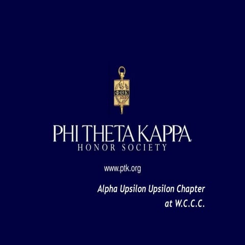 Phi theta kappa powerpoint
