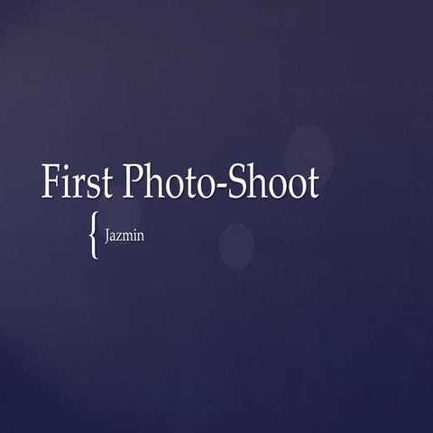 Photoshoot first one 