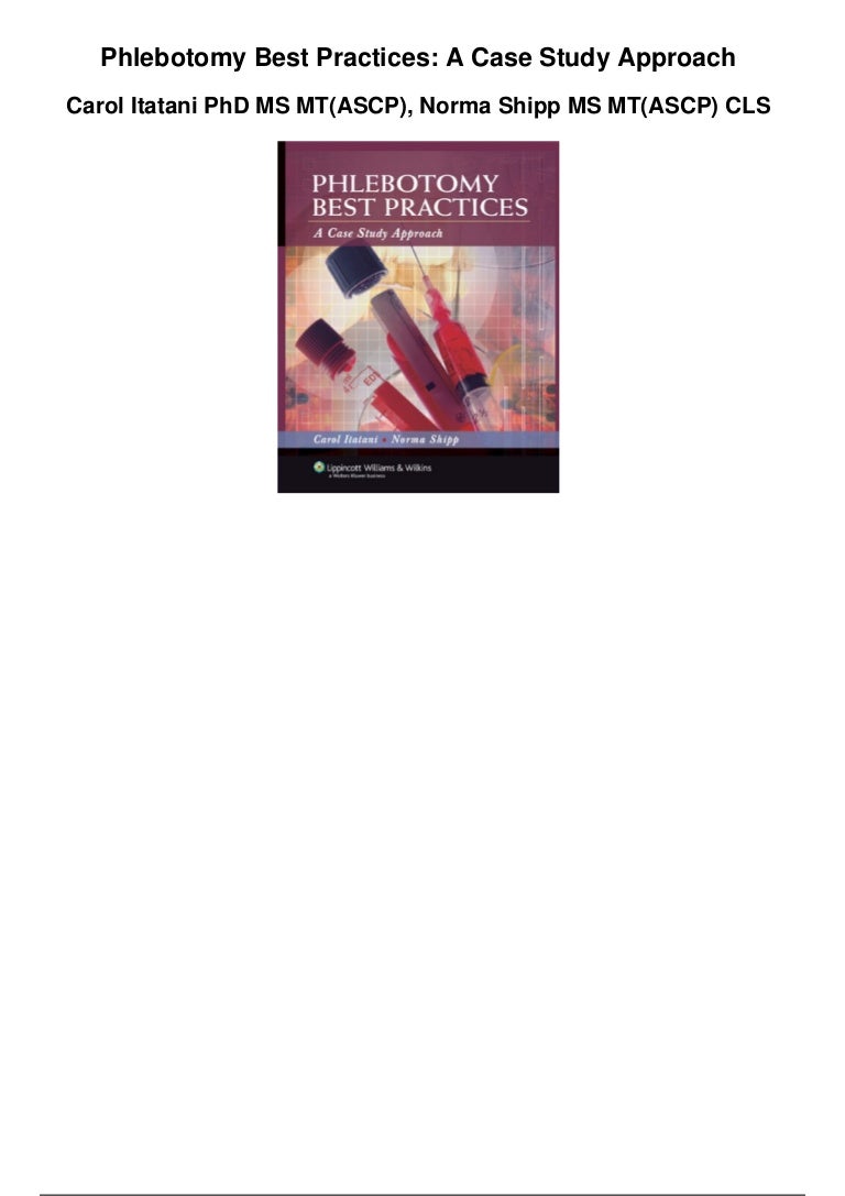 Phlebotomy case study ppt image