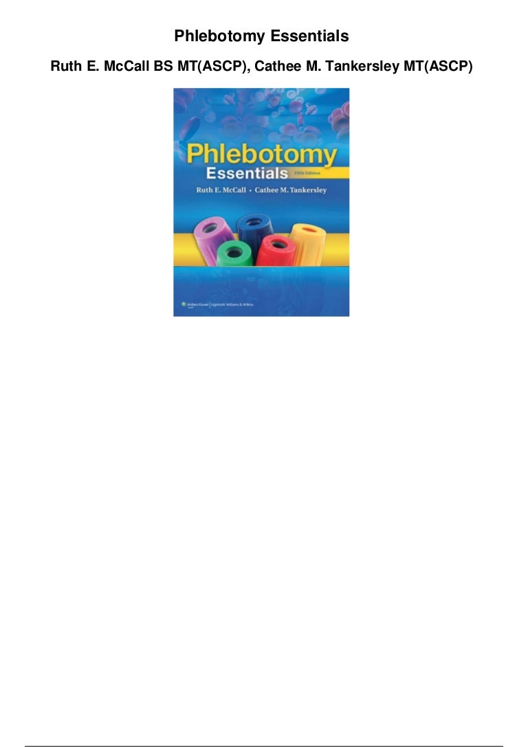 phlebotomy essentials 6th edition pdf download