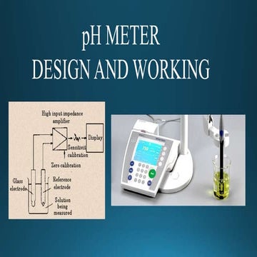 pH meter design and working principle