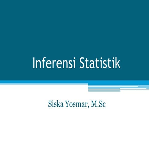 Inferensi statistik
