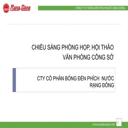 Đèn LED chiếu sáng phòng họp, hội thảo