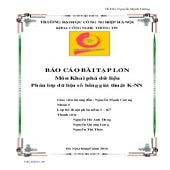 Phân lớp dữ liệu số bằng giải thuật K-NN