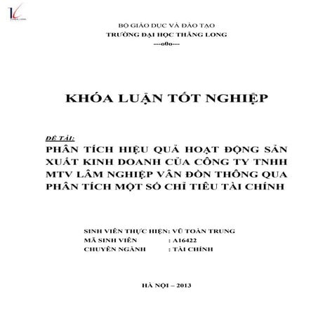 Đề tài  phân tích hoạt động sản xuất kinh doanh của công ty lâm nghiệp,  HOT ...