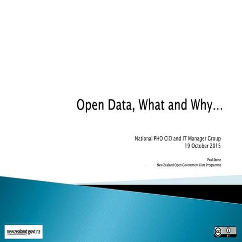 Public Health Organisations and Open Data