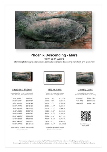 Phoenix Descending - Mars