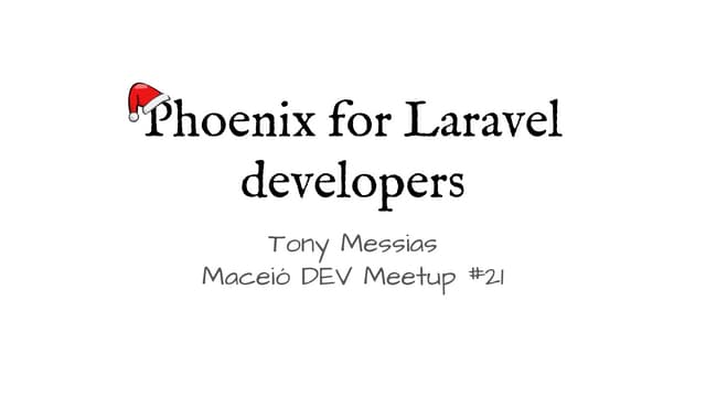 Phoenix for laravel developers