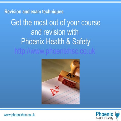 NEBOSH Revision Guide