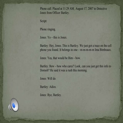 Phonecall powerpoint