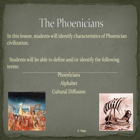 Phoenicians and Hebrews