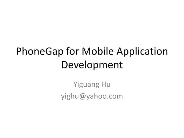 Phone Gap
