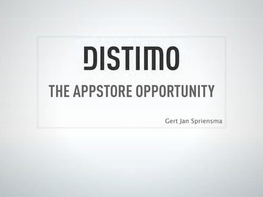 The Appstore Opportunity by Gert Jan Spriensma 