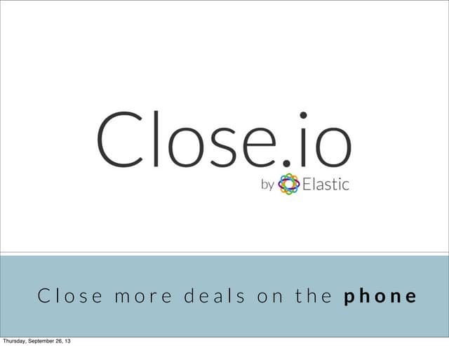 Phone sales webinar