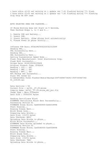 Phone security code unlock message
