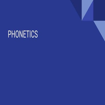 Comprehensive Guide to English Phonetics: Vowels, Consonants, and ...