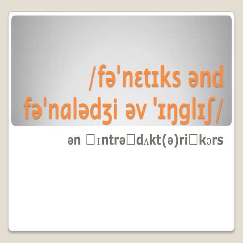 Phonetics and phonology_of_english_leonidas_silvajr