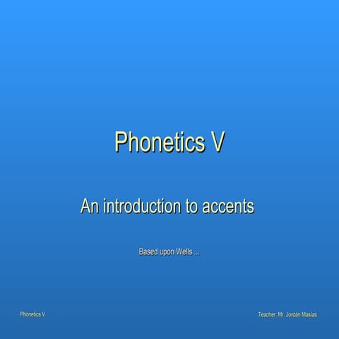 Phonetics v intro