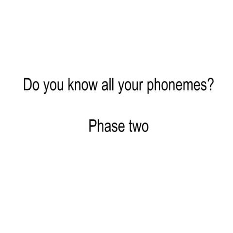 Phonics
