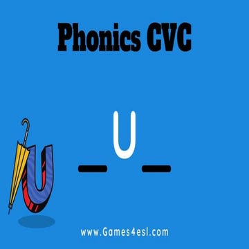 Phonics-CVC-Letter-U-Word-Family-un.pptx