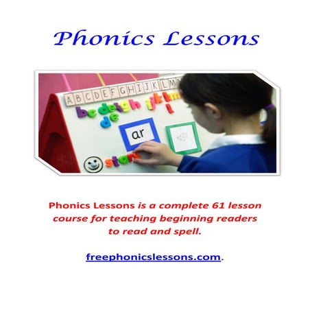 Phonics lessons