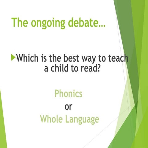 Whole language powerpoint | PPTX