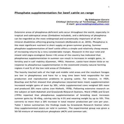 Beef cattle finishing in the feedlot | PDF