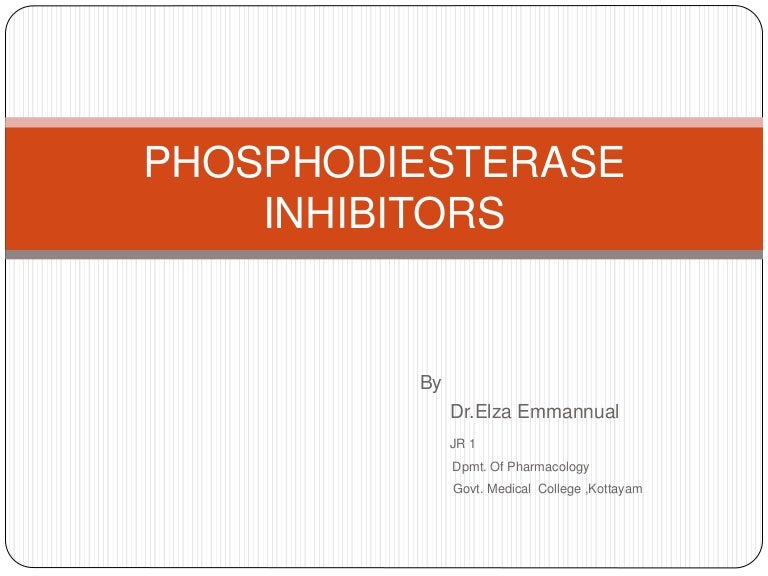 Phosphodiesterase inhibitors