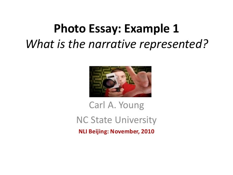 photo essay english example