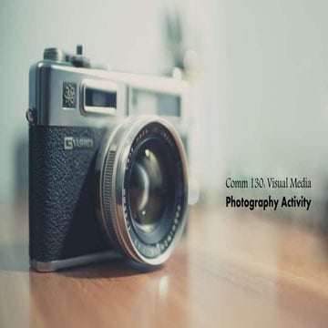 Photography Activity